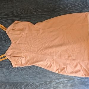 Orange bodycon for love and lemons cocktail dress